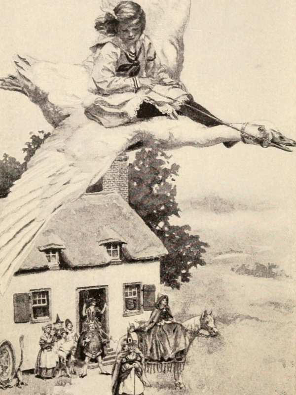 Illustration from As the Goose Flies