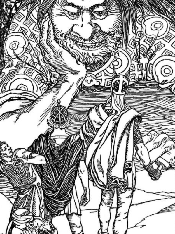 Illustration from In the Days of Giants by Abbie Farwell Brown