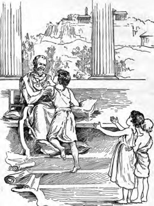 Illustration of Plato