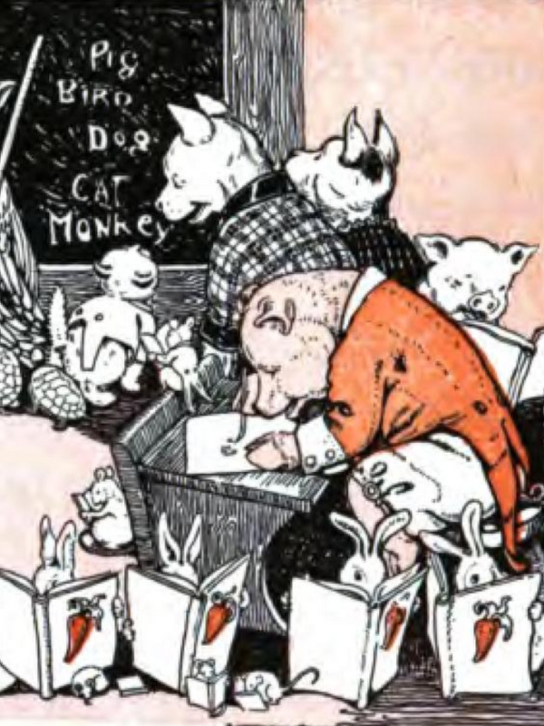 Precocious Piggy illustration