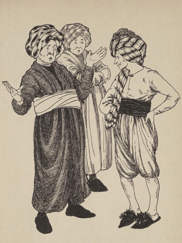 Ten at One Stroke fairy story illustration